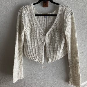 Urban Outfitters- cropped knit cardigan